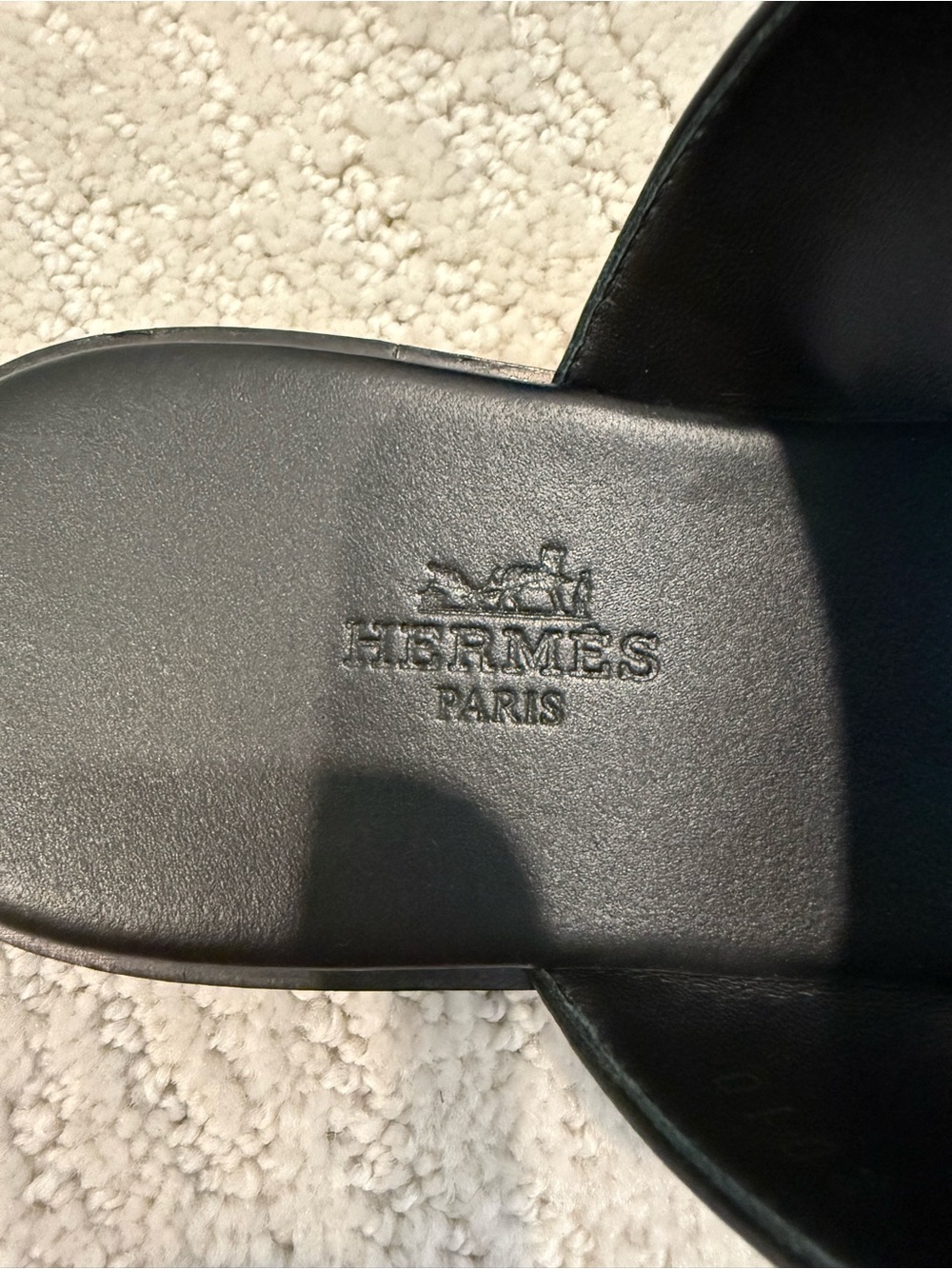 Hermes Caia Sandals black Napa leather size 37 - Picture 4 of 14